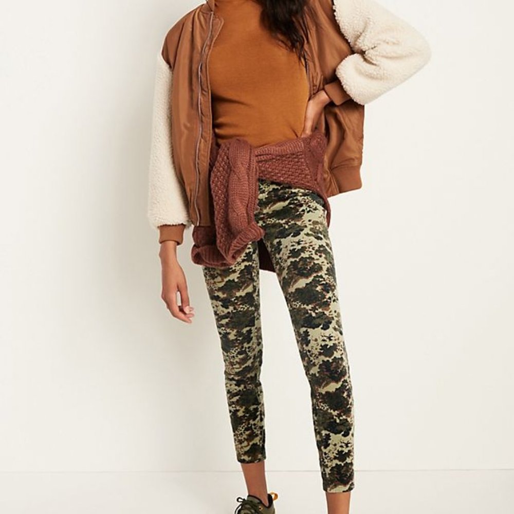Anthropologie NWT's OB PATCH PKT BTTN FLY SKN